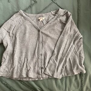 Madewell Ribbed Lounge Top